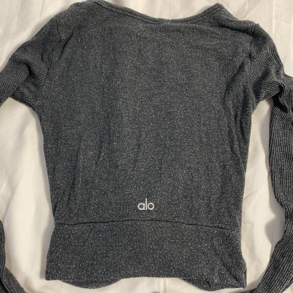 Cover Long Sleeve Top (XS) Anthracite Heather - Picture 4 of 5